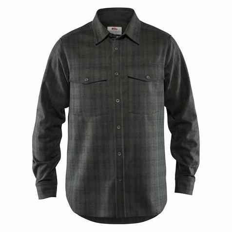 Fjallraven Men Övik Shirts Olive PH157900 Philippines